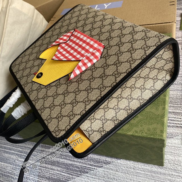 Gucci新款包包 古馳GG系列2021最新款兒童手袋 Gucci方形復古手提袋肩背包 612992  ydg3213